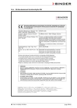 Предварительный просмотр 55 страницы Binder 9010-0073 Operating Manual