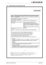 Предварительный просмотр 57 страницы Binder 9010-0073 Operating Manual