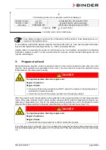 Предварительный просмотр 39 страницы Binder 9010-0269 Operating Manual