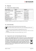 Предварительный просмотр 56 страницы Binder 9020-0006 Operating Manual