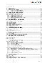 Предварительный просмотр 3 страницы Binder 9020-0366 Operating Manual