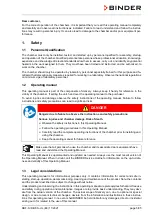 Предварительный просмотр 5 страницы Binder 9020-0366 Operating Manual