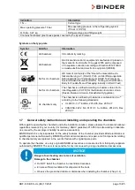 Предварительный просмотр 10 страницы Binder 9020-0366 Operating Manual