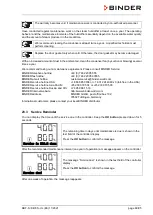 Preview for 69 page of Binder 9020-0366 Operating Manual