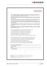 Preview for 86 page of Binder 9020-0366 Operating Manual