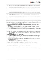 Preview for 91 page of Binder 9020-0366 Operating Manual