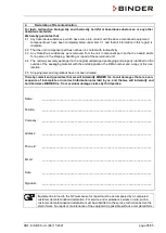 Предварительный просмотр 95 страницы Binder 9020-0366 Operating Manual