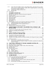 Preview for 3 page of Binder 9020-0402 Translation Of The Original Operating Manual