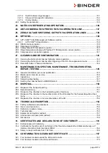 Preview for 6 page of Binder 9020-0402 Translation Of The Original Operating Manual