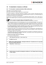 Preview for 167 page of Binder 9020-0402 Translation Of The Original Operating Manual