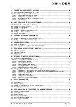 Предварительный просмотр 3 страницы Binder 9020-0423 Operating Manual