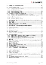 Предварительный просмотр 4 страницы Binder 9040-0189 Operating Manual