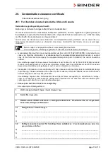 Предварительный просмотр 114 страницы Binder 9040-0189 Operating Manual