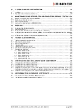 Предварительный просмотр 3 страницы Binder 9090-0014 Operating Manual