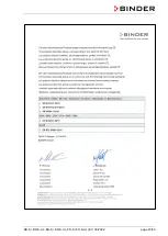 Предварительный просмотр 47 страницы Binder 9090-0014 Operating Manual