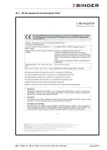 Предварительный просмотр 48 страницы Binder 9090-0014 Operating Manual