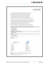 Предварительный просмотр 49 страницы Binder 9090-0014 Operating Manual