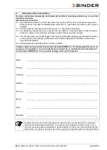 Предварительный просмотр 60 страницы Binder 9090-0014 Operating Manual