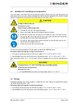 Предварительный просмотр 21 страницы Binder APT.line KBF-LQC Series Operating Manual