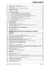 Предварительный просмотр 3 страницы Binder BD 115 Operating Manual