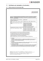 Предварительный просмотр 95 страницы Binder BD 115 Operating Manual