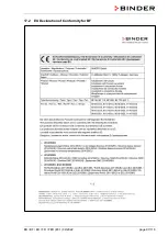 Предварительный просмотр 97 страницы Binder BD 115 Operating Manual