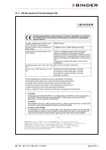 Предварительный просмотр 99 страницы Binder BD 115 Operating Manual