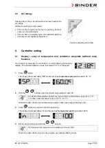 Предварительный просмотр 17 страницы Binder BF 115 Operating Manual