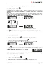 Предварительный просмотр 20 страницы Binder BF 115 Operating Manual