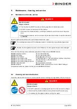 Предварительный просмотр 32 страницы Binder BF 115 Operating Manual