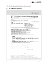 Предварительный просмотр 45 страницы Binder BF 115 Operating Manual