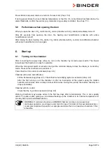 Preview for 50 page of Binder CB 170 Operating Manual