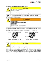 Preview for 126 page of Binder CB 170 Operating Manual