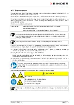 Предварительный просмотр 52 страницы Binder FDL 115 Operating Manual