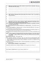 Предварительный просмотр 71 страницы Binder FDL 115 Operating Manual