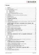 Preview for 2 page of Binder KB 115 (E4) Operating Instructions Manual