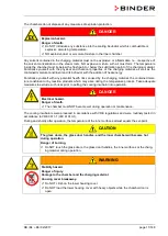 Preview for 11 page of Binder KB 115 (E4) Operating Instructions Manual