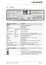 Предварительный просмотр 7 страницы Binder KB 23 Operating Manual