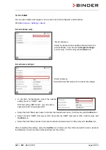 Preview for 98 page of Binder KBF 115 Operating Manual