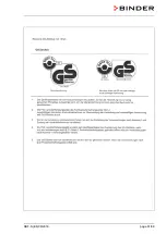 Preview for 81 page of Binder KBF-S 240 Operating Manual