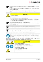 Preview for 46 page of Binder M 115 Operating Manual