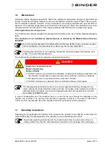 Preview for 12 page of Binder MKF 115 Operating Manual