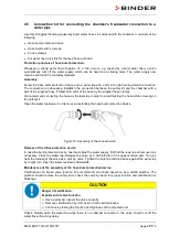 Preview for 28 page of Binder MKF 115 Operating Manual