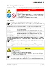 Preview for 77 page of Binder MKF 115 Operating Manual