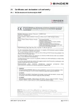 Preview for 101 page of Binder MKF 115 Operating Manual