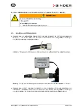 Preview for 10 page of Binder PURE AQUA SERVICE Mounting Instructions