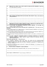 Предварительный просмотр 26 страницы Binder TM 01 Operating Manual