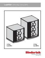 Предварительный просмотр 1 страницы Bindertek Dealer Solutions 2-Tier Lockfile Assembly Instructions Manual