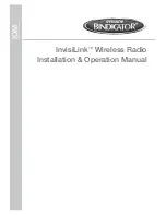 Bindicator InvisiLink Operating Instructions Manual предпросмотр