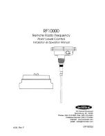 Предварительный просмотр 1 страницы Bindicator RF-9100 series Installation And Operation Manual